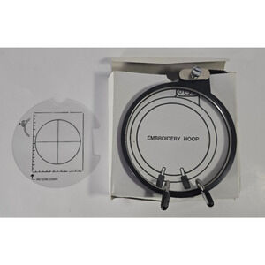 Embroidery Hoop Original Home Janome Round #830844001 Older style screw to lock